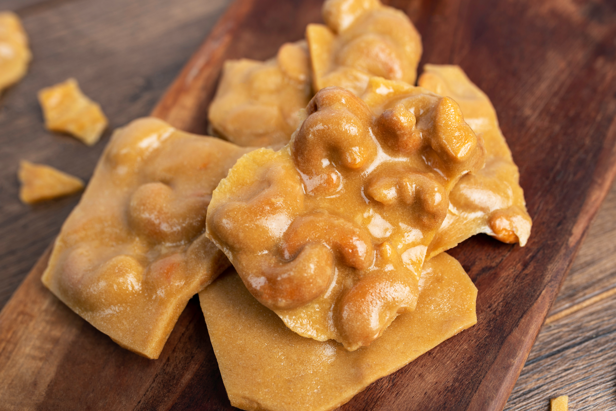 Old Fashioned Cashew Brittle
